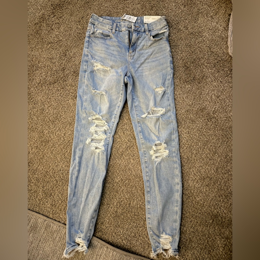 American Eagle Outfitters Light Wash Denim Jeans